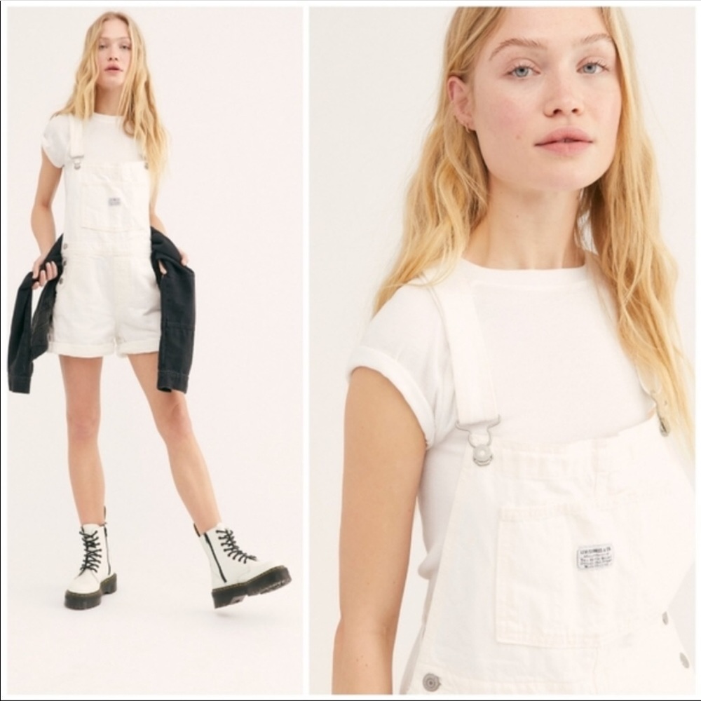 LEVI’S VINTAGE WHITE SHORTALLS - Picture 3 of 5